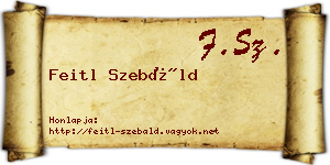Feitl Szebáld névjegykártya